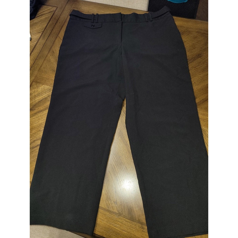 Harve Benard Black Wide Leg Dress Pants Womens 18W Plus Size Workwear‎